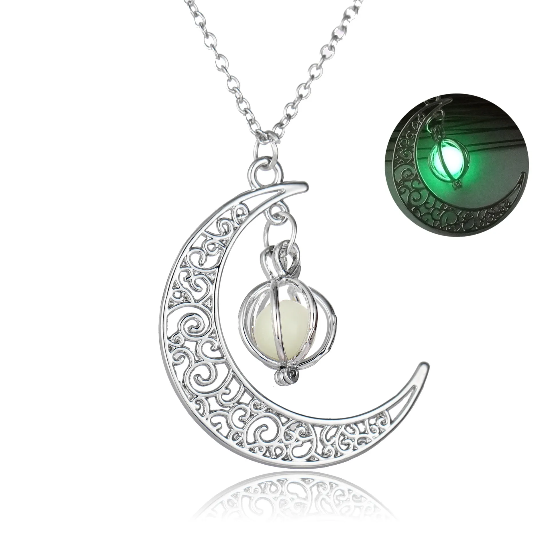 Luminous Moon Stone Healing Pendant Necklace - Image 7